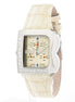 Laura Biagiotti Beige Leather Dress Watch Laura Biagiotti
