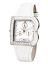Laura Biagiotti White Leather Dress Watch Laura Biagiotti