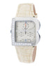 Laura Biagiotti Cream Leather Dress Watch Laura Biagiotti