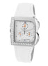 Laura Biagiotti White Leather Dress Watch Laura Biagiotti