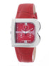 Laura Biagiotti Red Leather Dress Watch Laura Biagiotti