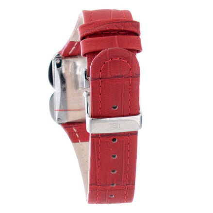 Laura Biagiotti Red Leather Dress Watch Laura Biagiotti
