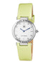 Laura Biagiotti Green Leather Dress Watch Laura Biagiotti
