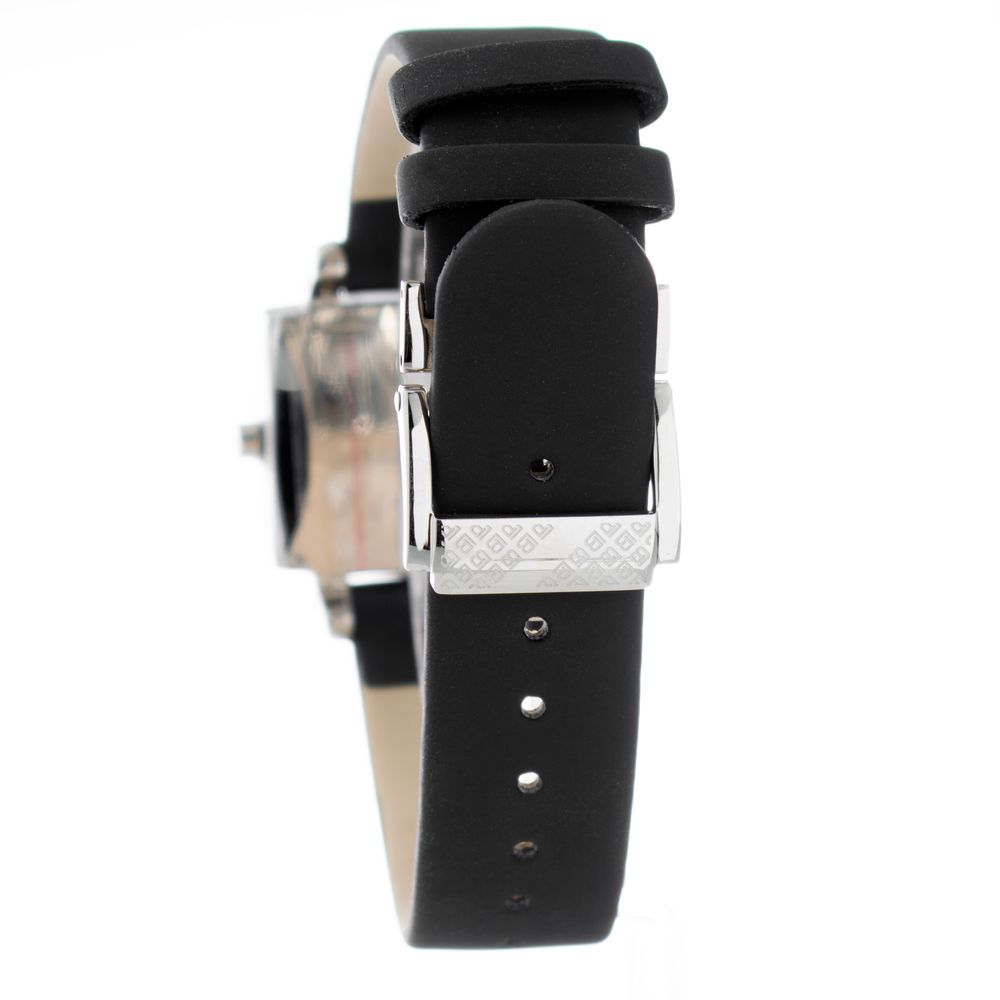 Laura Biagiotti Black Leather Dress Watch Laura Biagiotti