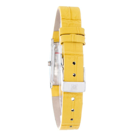 Laura Biagiotti Yellow Leather Dress Watch Laura Biagiotti
