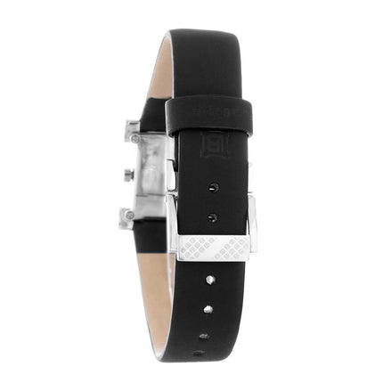 Laura Biagiotti Black Leather Dress Watch Laura Biagiotti