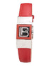 Laura Biagiotti Red Leather Dress Watch Laura Biagiotti