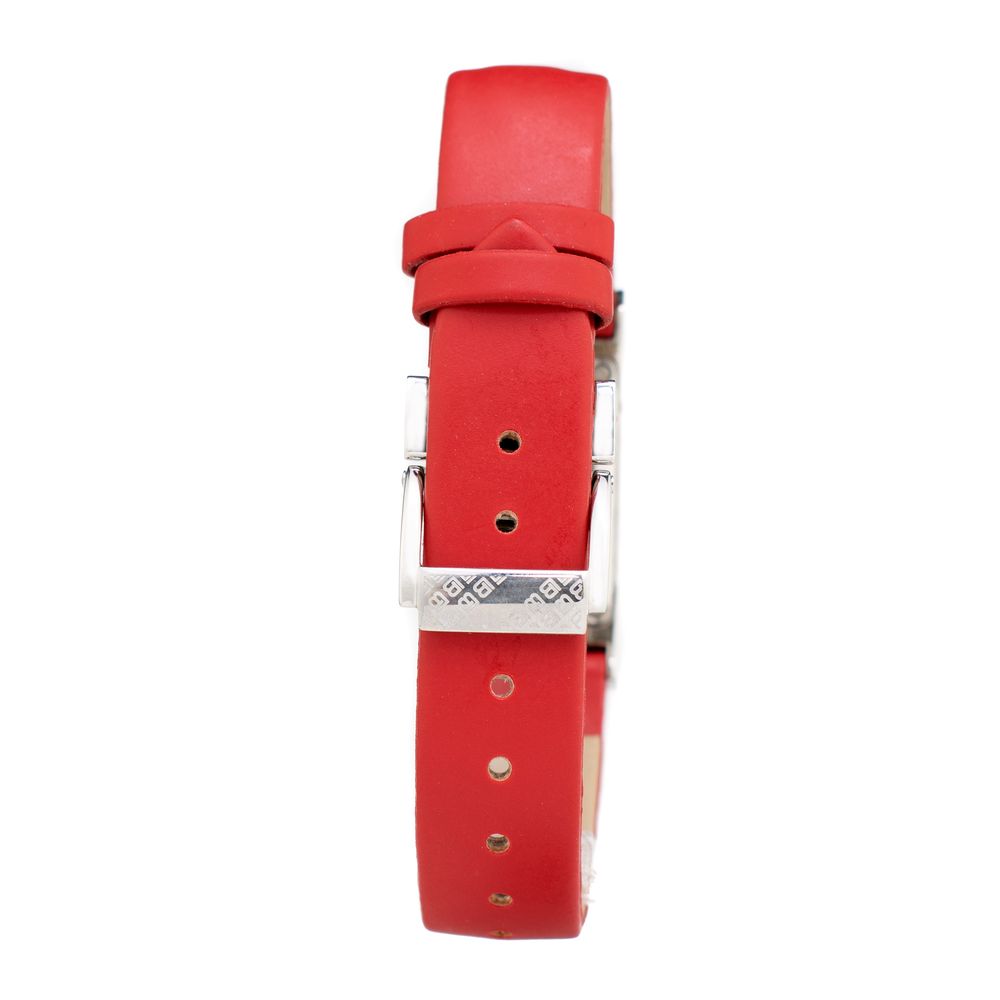 Laura Biagiotti Red Leather Dress Watch Laura Biagiotti