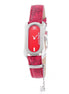 Laura Biagiotti Red Leather Dress Watch Laura Biagiotti