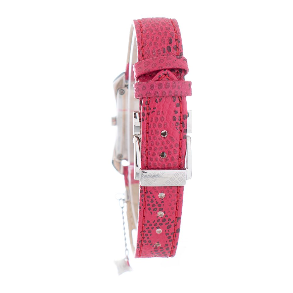 Laura Biagiotti Red Leather Dress Watch Laura Biagiotti