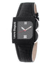 Laura Biagiotti Black Leather Dress Watch Laura Biagiotti