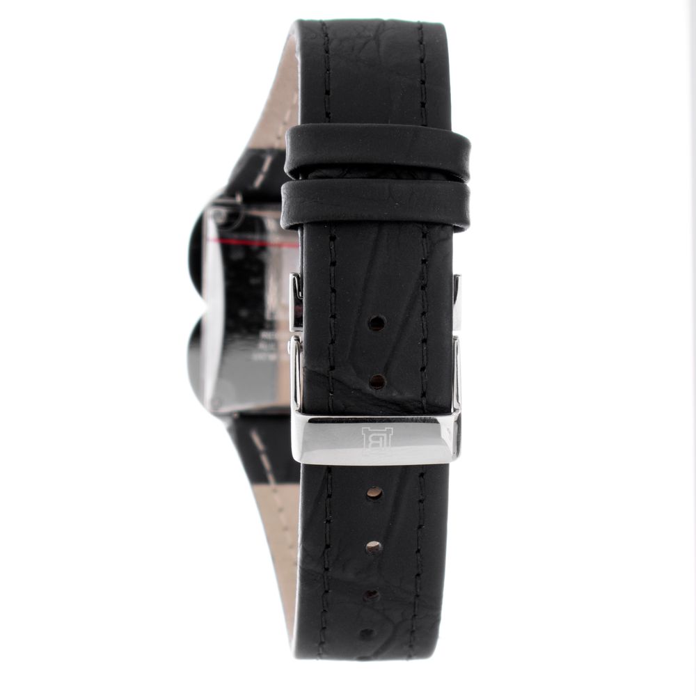Laura Biagiotti Black Leather Dress Watch Laura Biagiotti