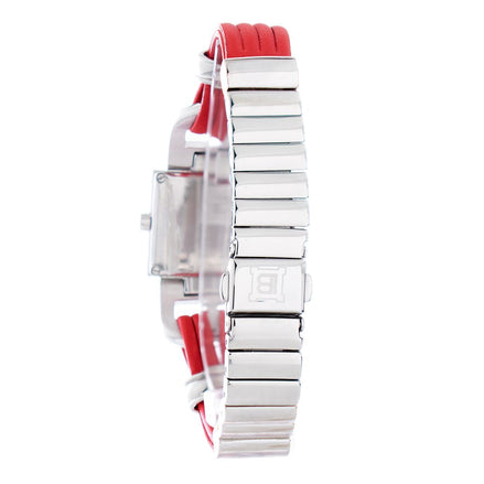 Laura Biagiotti Red Leather Dress Watch Laura Biagiotti