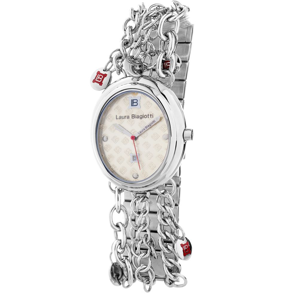 Laura Biagiotti Silver Stainless Steel Dress Watch Laura Biagiotti