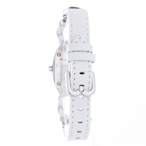 Laura Biagiotti White Leather Dress Watch Laura Biagiotti