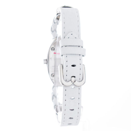 Laura Biagiotti White Leather Dress Watch Laura Biagiotti