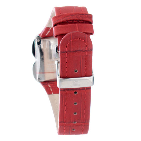 Laura Biagiotti Red Leather Dress Watch Laura Biagiotti