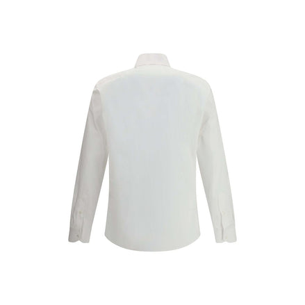Fendi White Cotton Dress Shirt Fendi