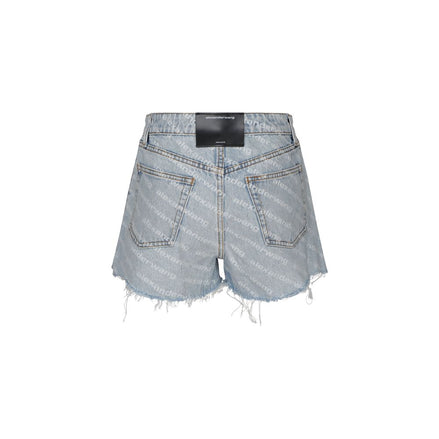 Alexander Wang Blue Cotton Bermuda Shorts Alexander Wang
