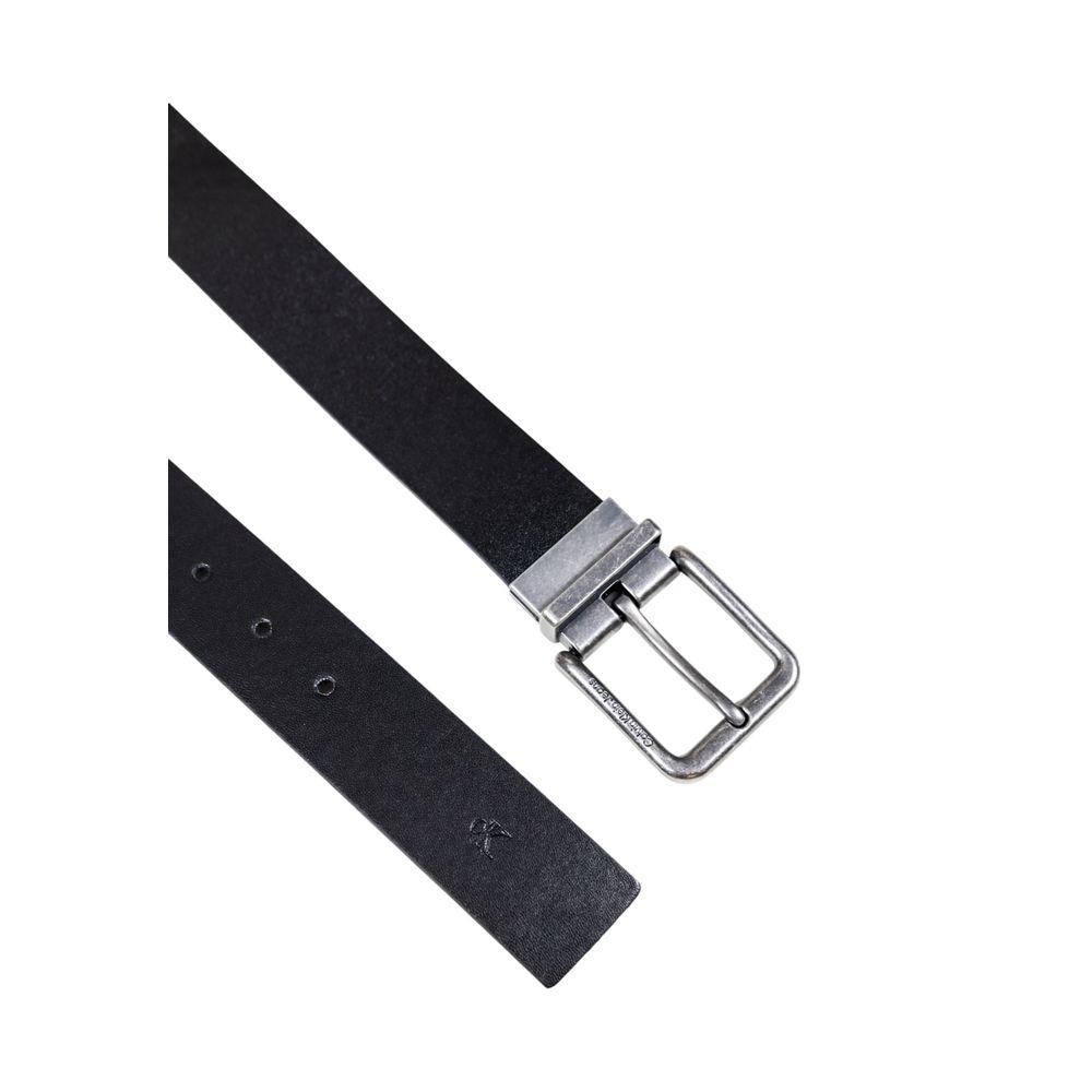 Calvin Klein Black Leather Belt Calvin Klein