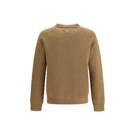 Prada Beige Wool Sweatshirt Prada