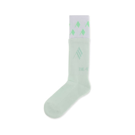 The Attico Green Cotton Socks The Attico
