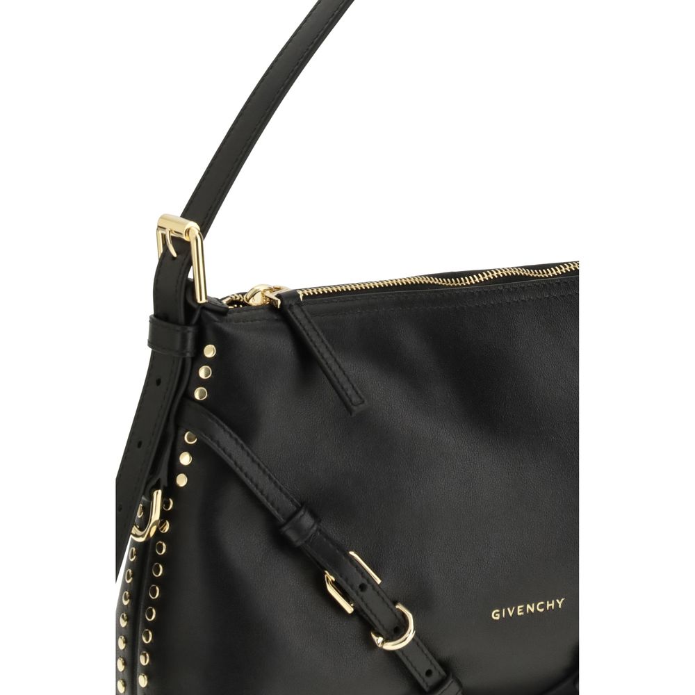 Givenchy Black Calf Leather Bos Taurus Shoulder Bag Givenchy