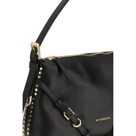 Givenchy Black Calf Leather Bos Taurus Shoulder Bag Givenchy