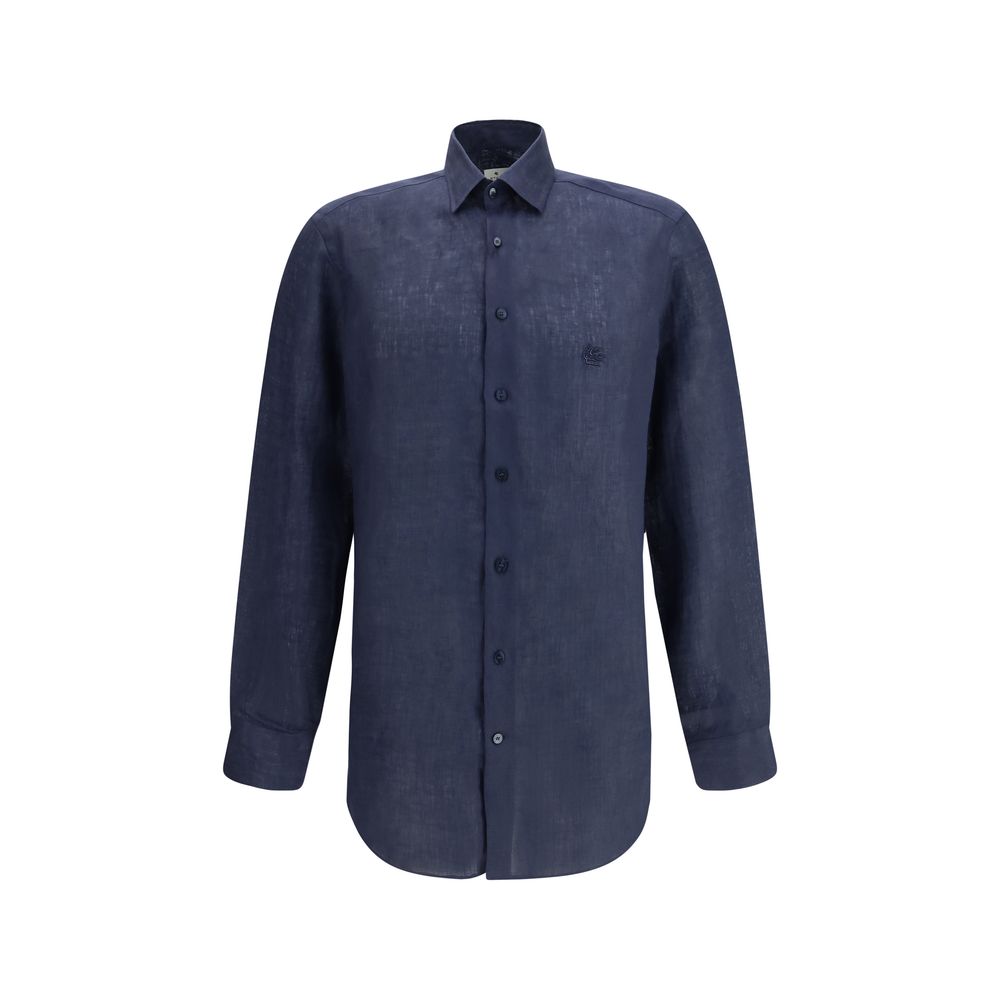 Etro Blue Denim Shirt Etro