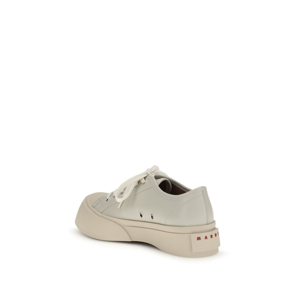 Marni White Napa Leather / Calf Bos Taurus Sneakers Marni