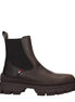 Moncler Brown Leather Ankle Boots Moncler