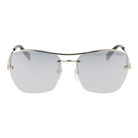 Emilio Pucci Silver Metal Sunglasses Emilio Pucci