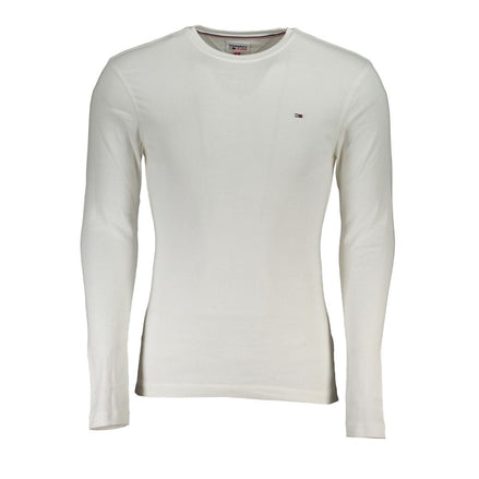 Tommy Hilfiger White Cotton Men T-Shirt Tommy Hilfiger