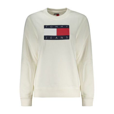 Tommy Hilfiger Bianco Cotton Womens Sweatshirt Tommy Hilfiger