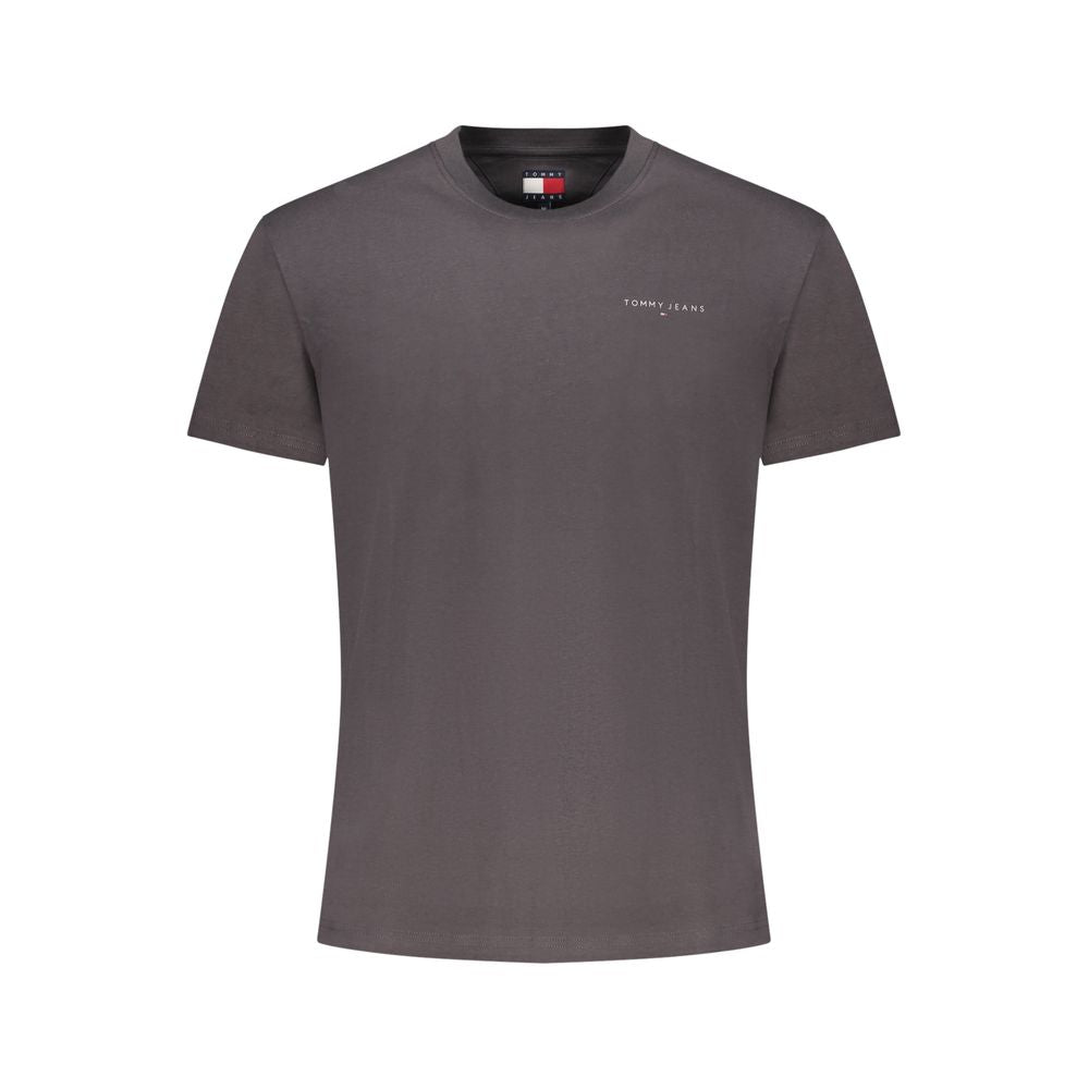 Tommy Hilfiger Grigio Cotton Men T-Shirt Tommy Hilfiger