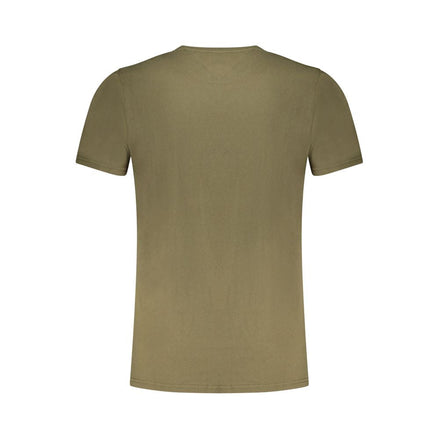 Tommy Hilfiger Verde Cotton Men T-Shirt Tommy Hilfiger