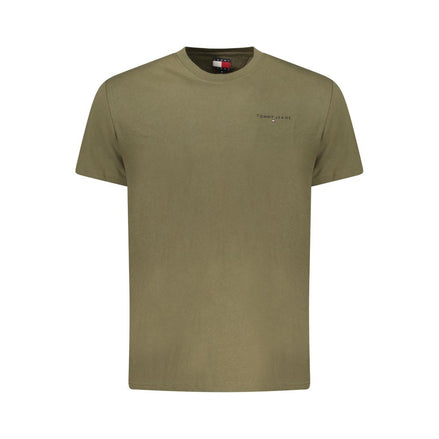 Tommy Hilfiger Verde Cotton Men T-Shirt Tommy Hilfiger