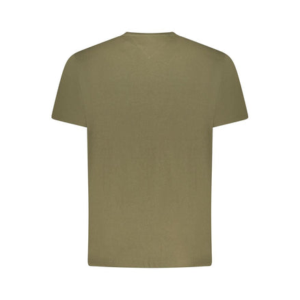 Tommy Hilfiger Verde Cotton Men T-Shirt Tommy Hilfiger