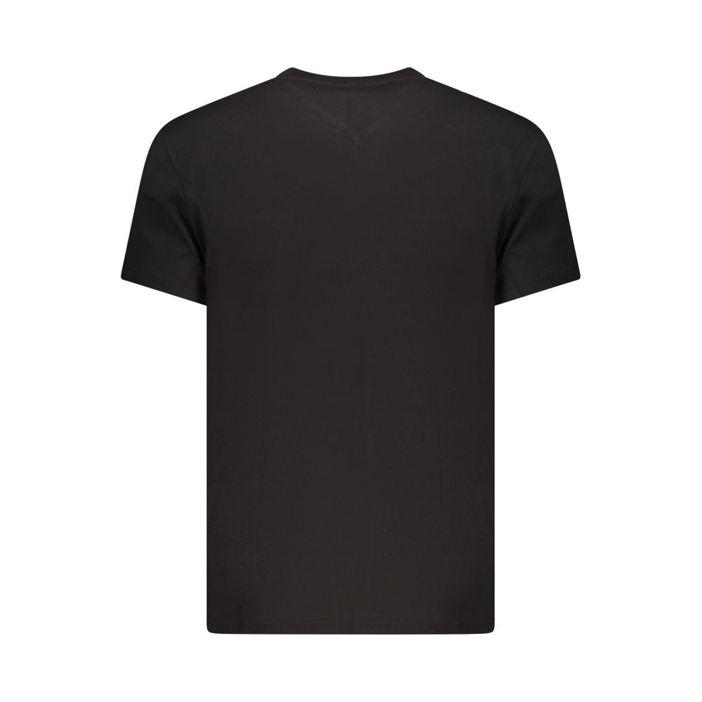 Tommy Hilfiger Black Cotton Men's T-Shirt Tommy Hilfiger