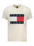 Tommy Hilfiger White Cotton Men's T-Shirt Tommy Hilfiger