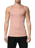 Dolce & Gabbana Pink Sleeveless Round Neck Tank Top  T-shirt Dolce & Gabbana