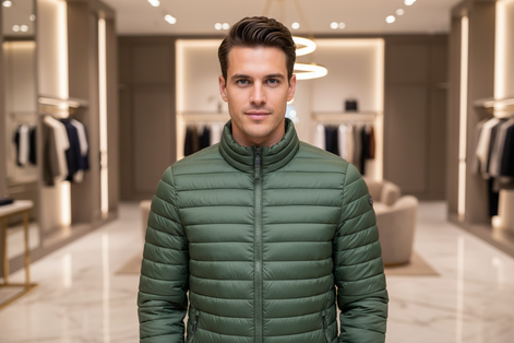 Veste Norvège 1963 Verde Poliammide Homme