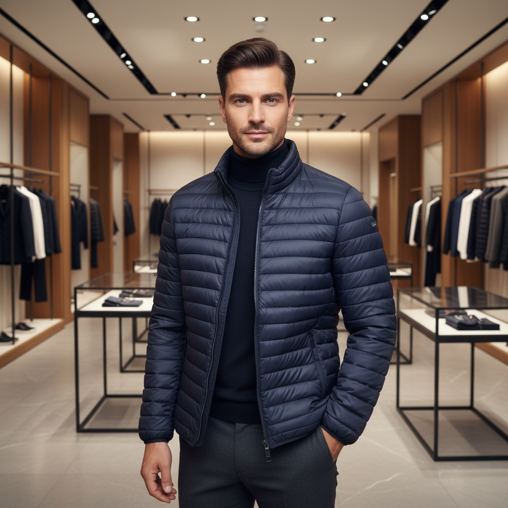 Veste Norvège 1963 Blu Poliammide pour Homme