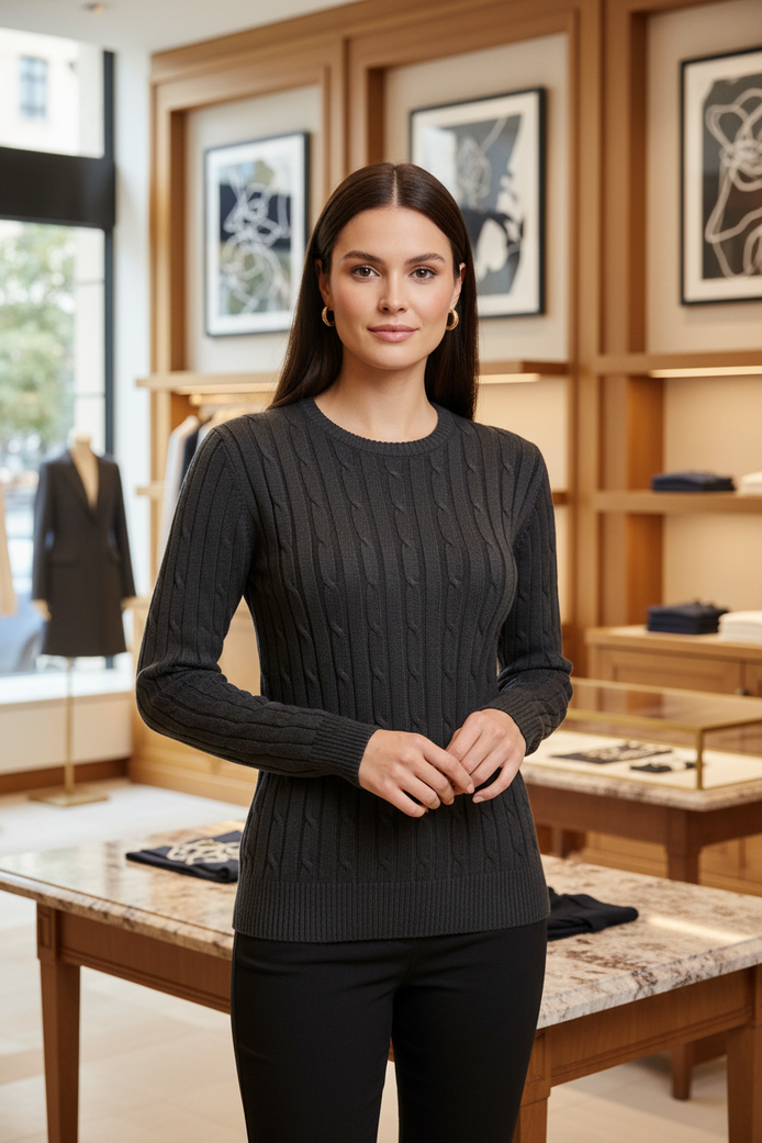 Norway 1963 Black Viscose Women's Sweater Norway 1963