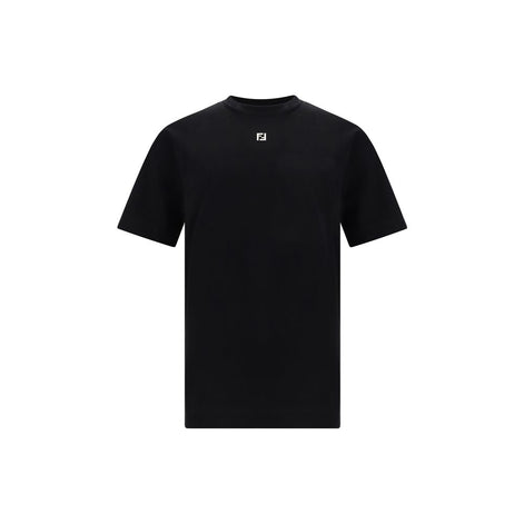 Fendi Black Cotton T-Shirt Fendi