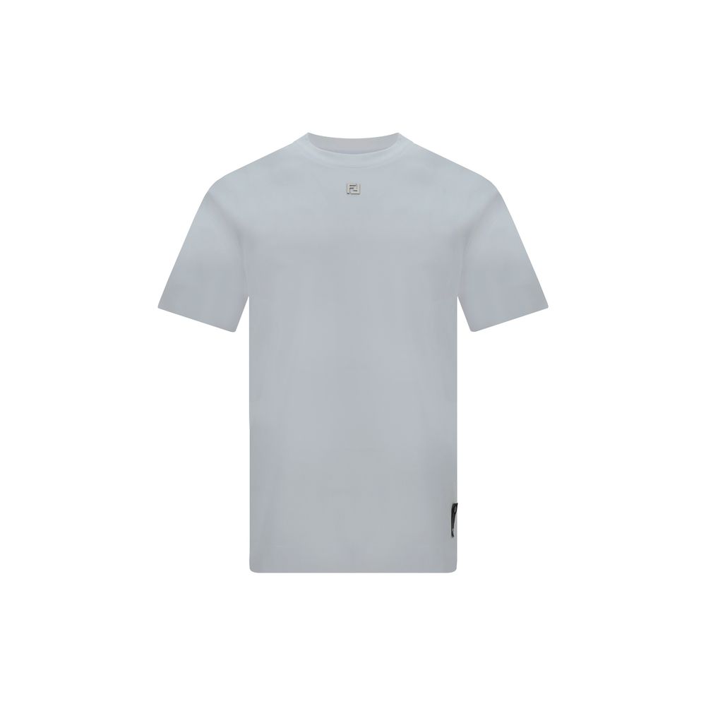 Fendi White Cotton T-Shirt Fendi