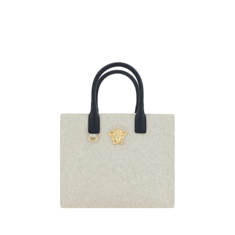 Versace Cream Cotton Shoulder Bag Versace
