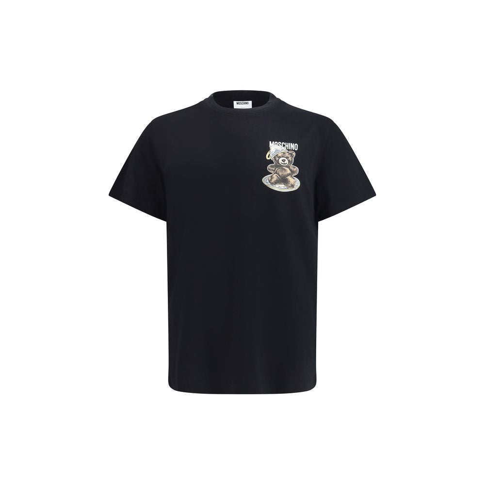 Moschino Black Cotton T-Shirt Moschino