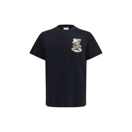 Moschino Black Cotton T-Shirt Moschino