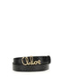 Chloé Black Calf Leather Bos Taurus Belt Chloé